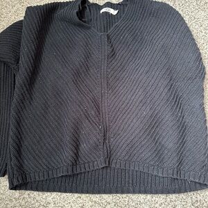 Cozy Black Knit Sweater